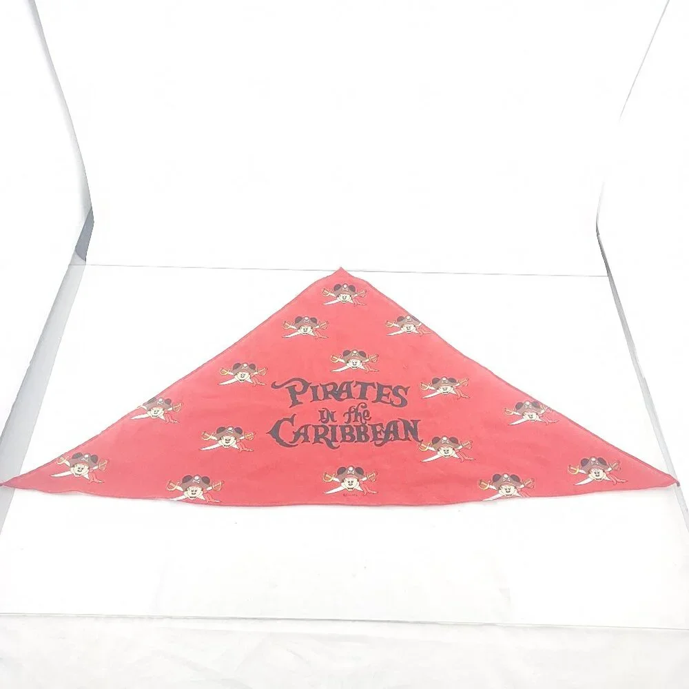 Disney Cruise Line Pirates in the Caribbean Party Pirate Mickey Bandana Red